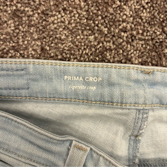 AG Adriano Goldschmied Women's Jeans Size 25 Blue Denim Prima Cigarette Crop EUC - Picture 15 of 16